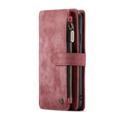 For iPhone XS Max CaseMe-C30 PU + TPU Multifunctional Horizontal Flip Leather Case with Holder & Card Slot & Wallet & Zipper Pocket(Red) - More iPhone Cases by CaseMe | Online Shopping UK | buy2fix