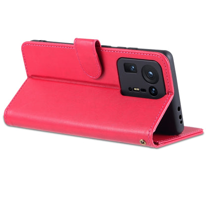 For Xiaomi Mix 4 AZNS Sheepskin Texture Horizontal Flip Leather Case with Holder & Card Slots & Wallet(Red) - Xiaomi Cases by AZNS | Online Shopping UK | buy2fix