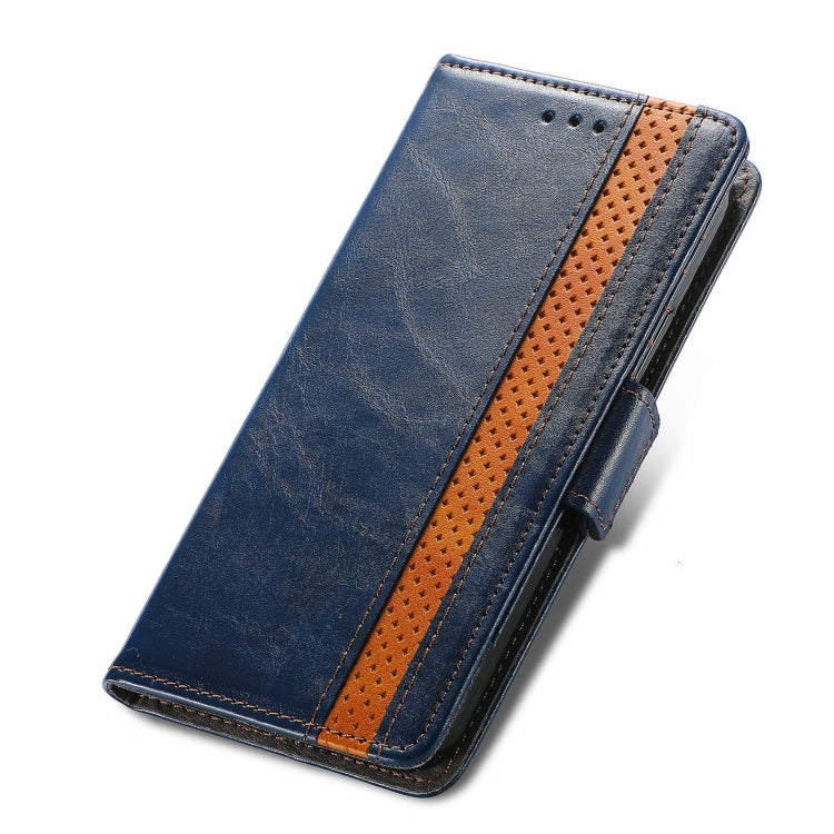 For Blackview A100 CaseNeo Business Splicing Dual Magnetic Buckle Horizontal Flip PU Leather Case with Holder & Card Slots & Wallet(Blue) - More Brand by buy2fix | Online Shopping UK | buy2fix