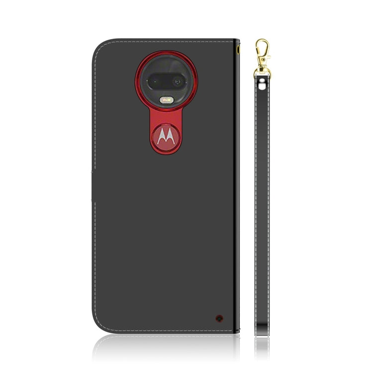 For Motorola Moto G7 / G7 Plus Imitated Mirror Surface Horizontal Flip Leather Case with Holder & Card Slots & Wallet & Lanyard(Black) - Motorola Cases by buy2fix | Online Shopping UK | buy2fix