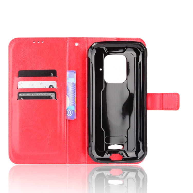 For Doogee S59 / S59 Pro Crazy Horse Texture Horizontal Flip Leather Case with Holder & Card Slots & Lanyard(Red) - More Brand by buy2fix | Online Shopping UK | buy2fix