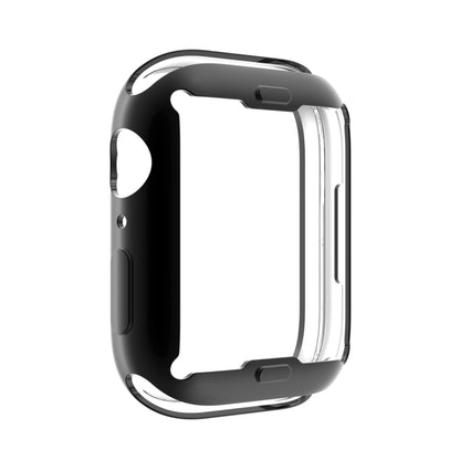 Shockproof TPU All-inclusive Electroplate Protective Case For Apple Watch Series 8 / 7 41mm(Black) - Watch Cases by buy2fix | Online Shopping UK | buy2fix