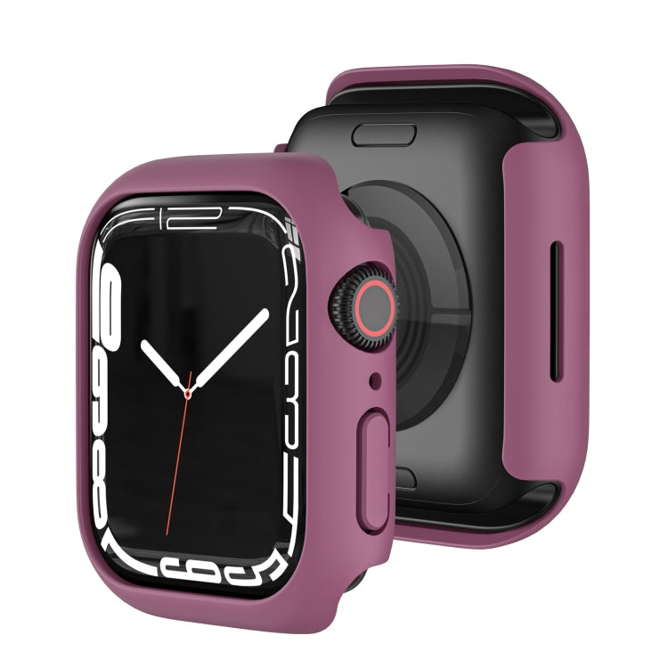 Shockproof TPU Protective Case For Apple Watch Series 9 / 8 / 7 41mm(Wine Red) - Watch Cases by buy2fix | Online Shopping UK | buy2fix