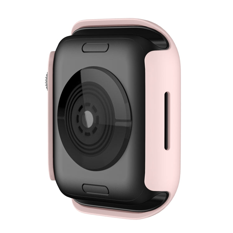 Shockproof TPU Protective Case For Apple Watch Series 9 / 8 / 7 45mm(Pink) - Watch Cases by buy2fix | Online Shopping UK | buy2fix