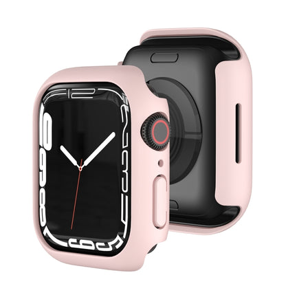 Shockproof TPU Protective Case For Apple Watch Series 9 / 8 / 7 45mm(Pink) - Watch Cases by buy2fix | Online Shopping UK | buy2fix