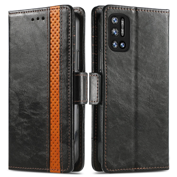 For Doogee N40 Pro CaseNeo Splicing Dual Magnetic Buckle Leather Case with Holder & Card Slots & Wallet(Black) - More Brand by buy2fix | Online Shopping UK | buy2fix