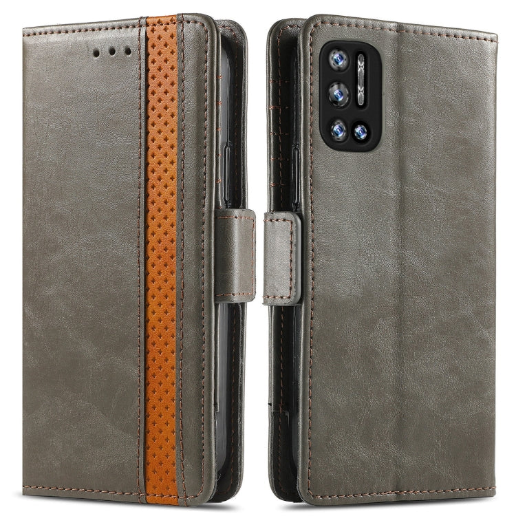 For Doogee N40 Pro CaseNeo Splicing Dual Magnetic Buckle Leather Case with Holder & Card Slots & Wallet(Grey) - More Brand by buy2fix | Online Shopping UK | buy2fix