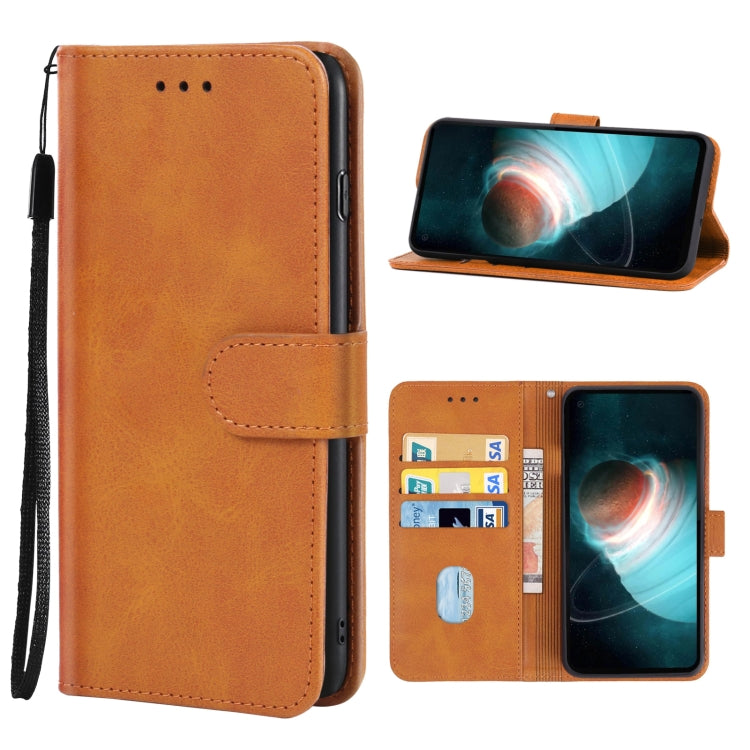 Leather Phone Case For Blackview BL6000 Pro 5G(Brown) - More Brand by buy2fix | Online Shopping UK | buy2fix