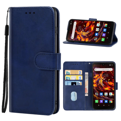 Leather Phone Case For Blackview BV6900(Blue) - More Brand by buy2fix | Online Shopping UK | buy2fix