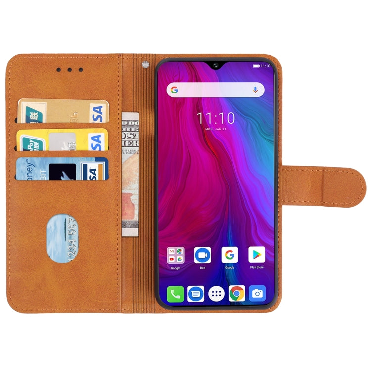 Leather Phone Case For Ulefone Power 6(Brown) - Ulefone Cases by buy2fix | Online Shopping UK | buy2fix