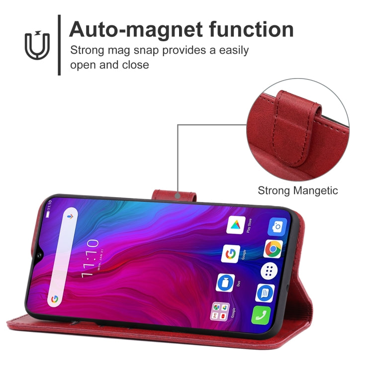 Leather Phone Case For Ulefone Power 6(Red) - Ulefone Cases by buy2fix | Online Shopping UK | buy2fix