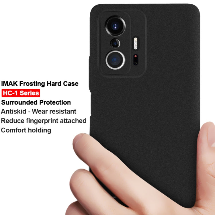 For Xiaomi Mi 11T / Mi 11T Pro IMAK HC-1 Series Frosted Hard Phone Case(Black) - Xiaomi Cases by imak | Online Shopping UK | buy2fix