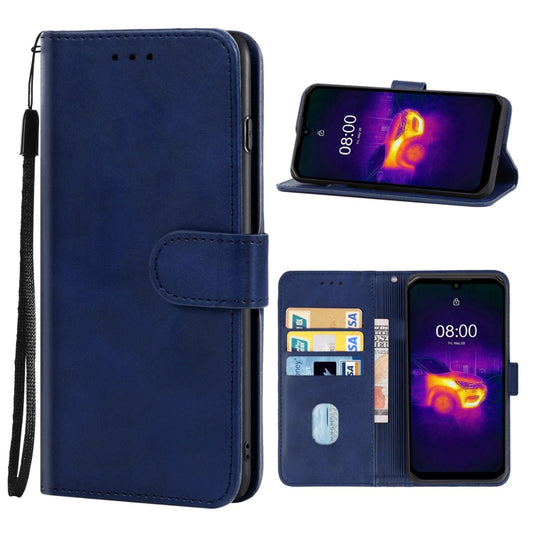 Leather Phone Case For Ulefone Armor 11T 5G / 11 5G(Blue) - Ulefone Cases by buy2fix | Online Shopping UK | buy2fix