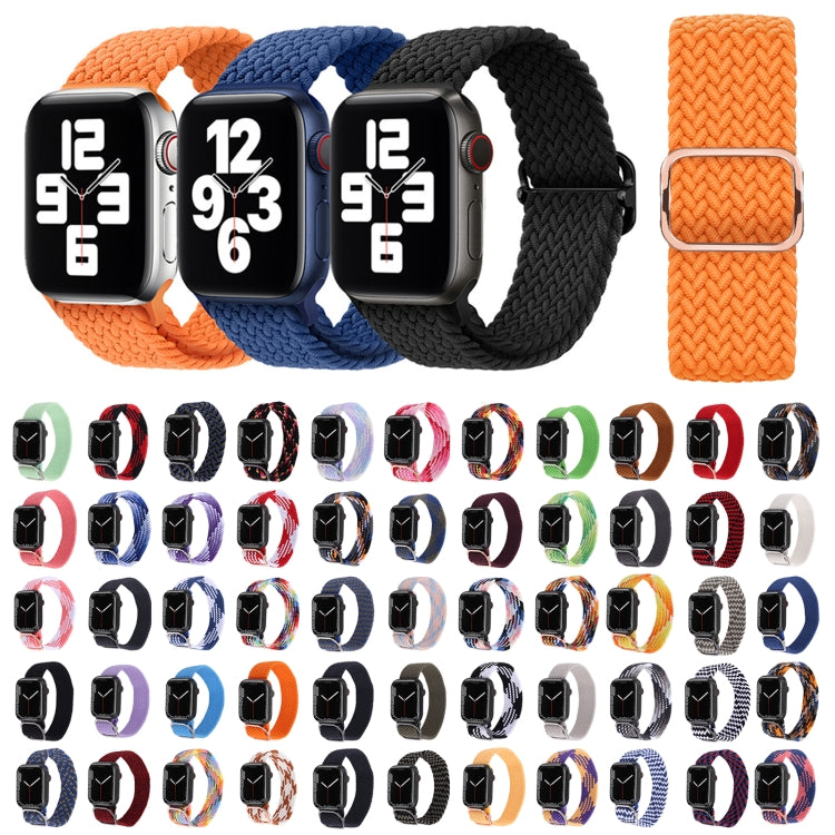 Nylon Braid Strap Watch Band For Apple Watch Ultra 49mm&Watch Ultra 2 49mm / Series 9&8&7 45mm / SE 3&SE 2&6&SE&5&4 44mm / 3&2&1 42mm(8) - Watch Bands by buy2fix | Online Shopping UK | buy2fix