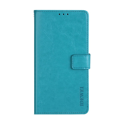 For Cubot X50 idewei Crazy Horse Texture Leather Case with Holder & Card Slots & Wallet(Sky Blue) - More Brand by idewei | Online Shopping UK | buy2fix