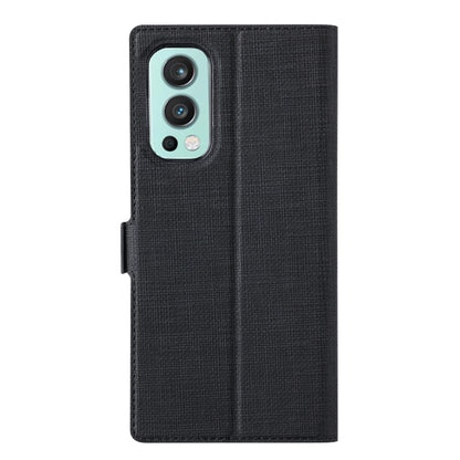 For OnePlus Nord 2 5G ViLi K Series Shockproof Magnetic Buckle Leather Phone Case(Black) - OnePlus Cases by ViLi | Online Shopping UK | buy2fix