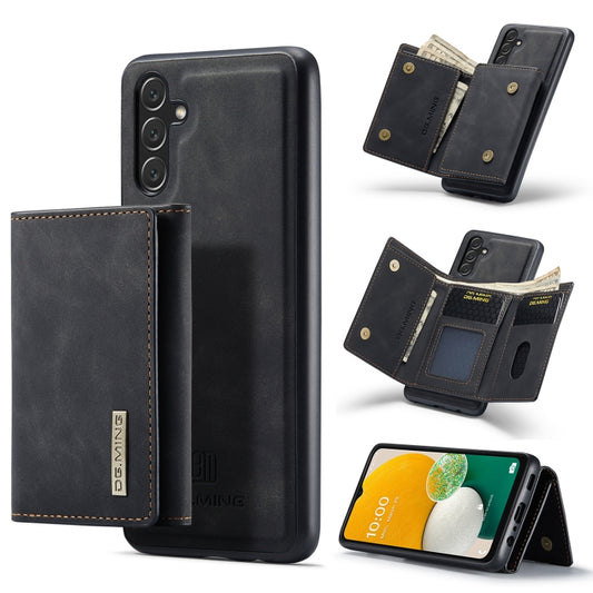 For Samsung Galaxy A13 5G DG.MING M1 Series 3-Fold Multi Card Wallet  Phone Case(Black) - Galaxy Phone Cases by DG.MING | Online Shopping UK | buy2fix