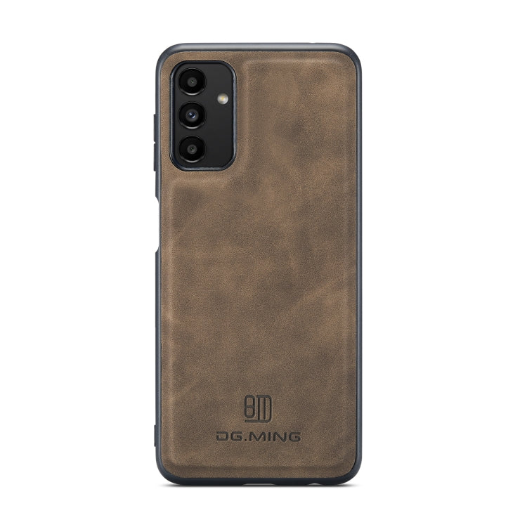 For Samsung Galaxy A13 4G DG.MING M2 Series 3-Fold Multi Card Bag + Phone Case(Coffee) - Galaxy Phone Cases by DG.MING | Online Shopping UK | buy2fix