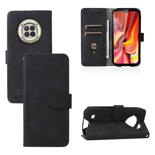 For DOOGEE S96 Pro Skin Feel Magnetic Buckle Calf Texture PU Phone Case(Black) - Doogee Cases by buy2fix | Online Shopping UK | buy2fix