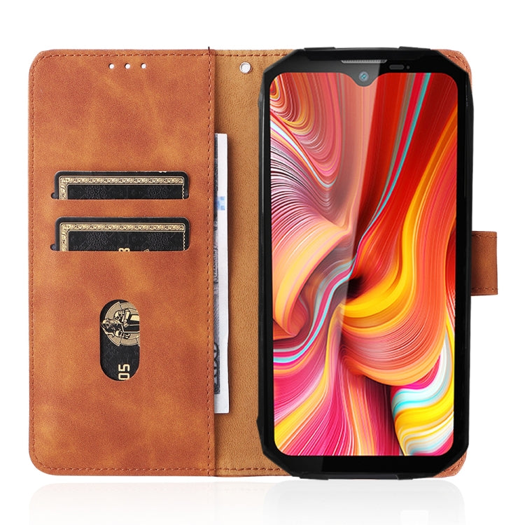 For DOOGEE S96 Pro Skin Feel Magnetic Buckle Calf Texture PU Phone Case(Brown) - Doogee Cases by buy2fix | Online Shopping UK | buy2fix