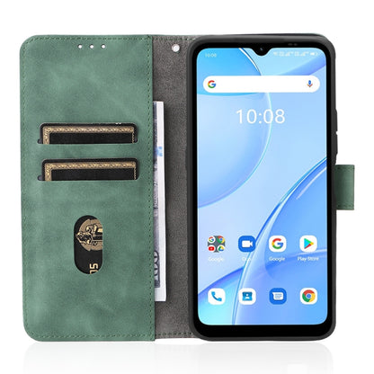 For Umidigi Power 5S Skin Feel Magnetic Buckle Calf Texture PU Phone Case(Green) - Doogee Cases by buy2fix | Online Shopping UK | buy2fix