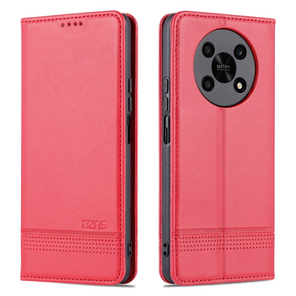 For Honor X30 AZNS Magnetic Calf Texture Leather Phone Case(Red) - Honor Cases by AZNS | Online Shopping UK | buy2fix