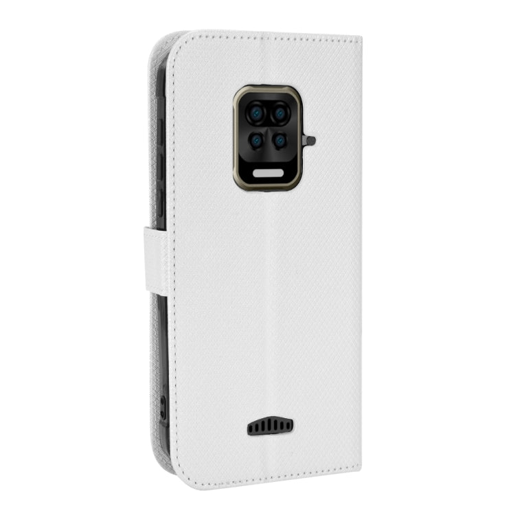 For Doogee S59 / S59 Pro Diamond Texture Leather Phone Case(White) - Doogee Cases by buy2fix | Online Shopping UK | buy2fix