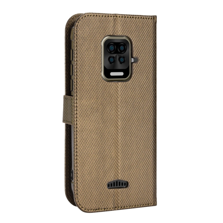 For Doogee S59 / S59 Pro Diamond Texture Leather Phone Case(Brown) - Doogee Cases by buy2fix | Online Shopping UK | buy2fix