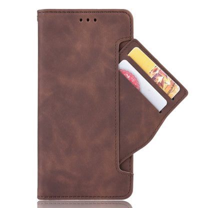 For Ulefone Note 12P Skin Feel Calf Pattern Leather Phone Case(Brown) - Ulefone Cases by buy2fix | Online Shopping UK | buy2fix