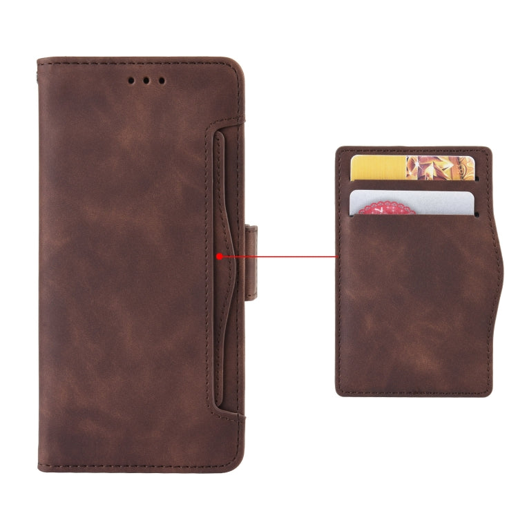 For Ulefone Note 13P Skin Feel Calf Pattern Leather Phone Case(Brown) - Ulefone Cases by buy2fix | Online Shopping UK | buy2fix