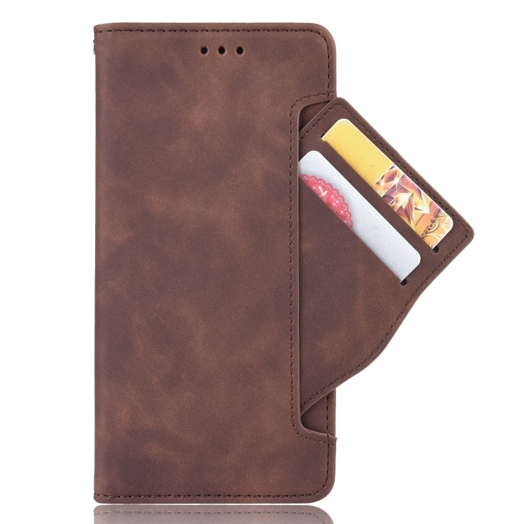 For Ulefone Note 13P Skin Feel Calf Pattern Leather Phone Case(Brown) - Ulefone Cases by buy2fix | Online Shopping UK | buy2fix