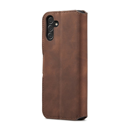 For Samsung Galaxy A13 5G DG.MING Retro Oil Edge Flip Leather Phone Case(Coffee) - Galaxy Phone Cases by DG.MING | Online Shopping UK | buy2fix