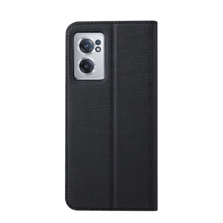 For OnePlus Nord CE 2 5G ViLi DMX Series Shockproof Magnetic Flip Leather Phone Case(Black) - OnePlus Cases by ViLi | Online Shopping UK | buy2fix