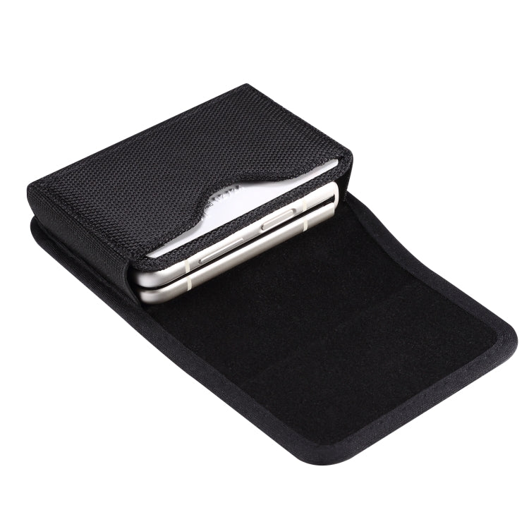 Universal Card Slot Folding Mobile Phone Case(Black) - Cloth Bag by buy2fix | Online Shopping UK | buy2fix