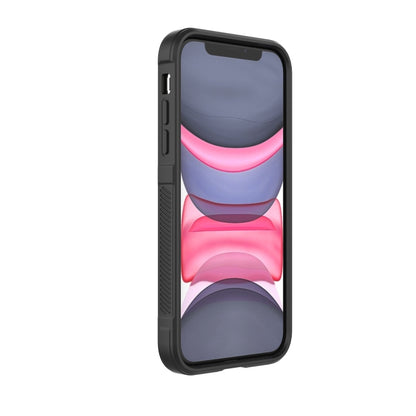 For iPhone 11 Magic Shield TPU + Flannel Phone Case (Wine Red) - iPhone 11 Cases by buy2fix | Online Shopping UK | buy2fix