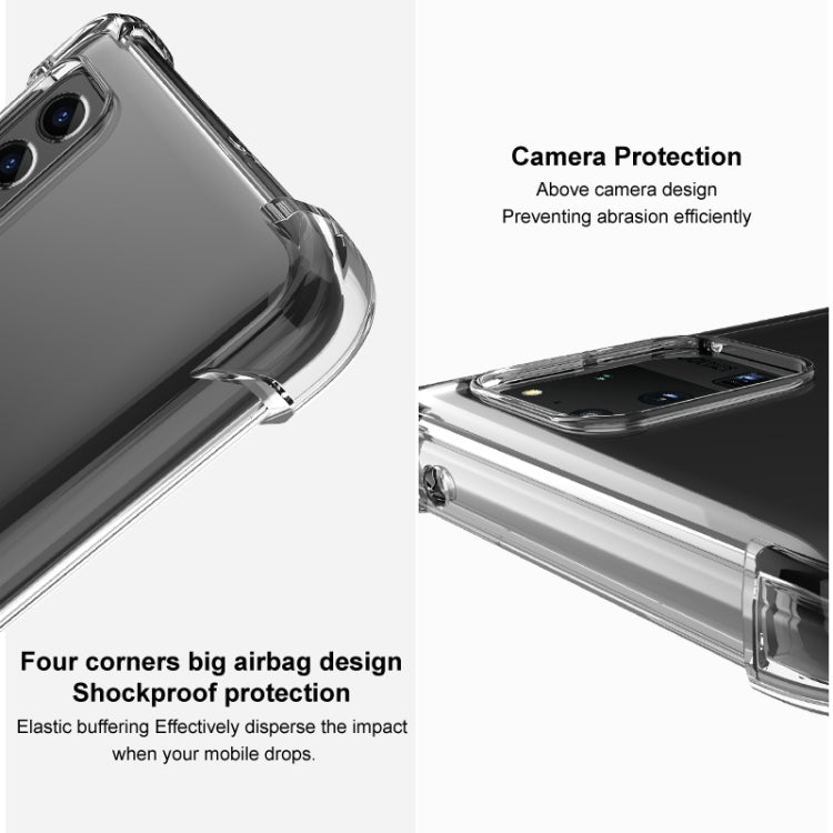 For Xiaomi Redmi Note 11 Pro China / Note 11 Pro+ 5G IMAK All Coverage Shockproof Airbag TPU Case with Screen Protector(Transparent Black) - Xiaomi Cases by imak | Online Shopping UK | buy2fix