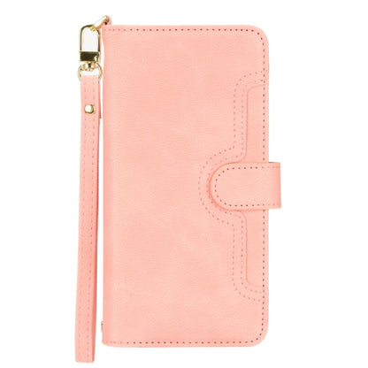 For Doogee S88 Pro / S88 Plus Litchi Texture Zipper Leather Phone Case(Pink) - Doogee Cases by buy2fix | Online Shopping UK | buy2fix