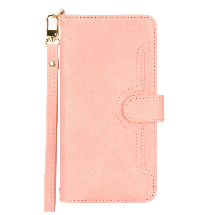 For Doogee X96 Pro Litchi Texture Zipper Leather Phone Case(Pink) - Doogee Cases by buy2fix | Online Shopping UK | buy2fix