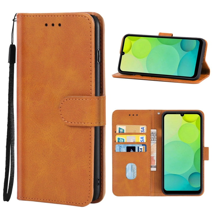 For Ulefone Note 6T Leather Phone Case(Brown) - Ulefone Cases by buy2fix | Online Shopping UK | buy2fix