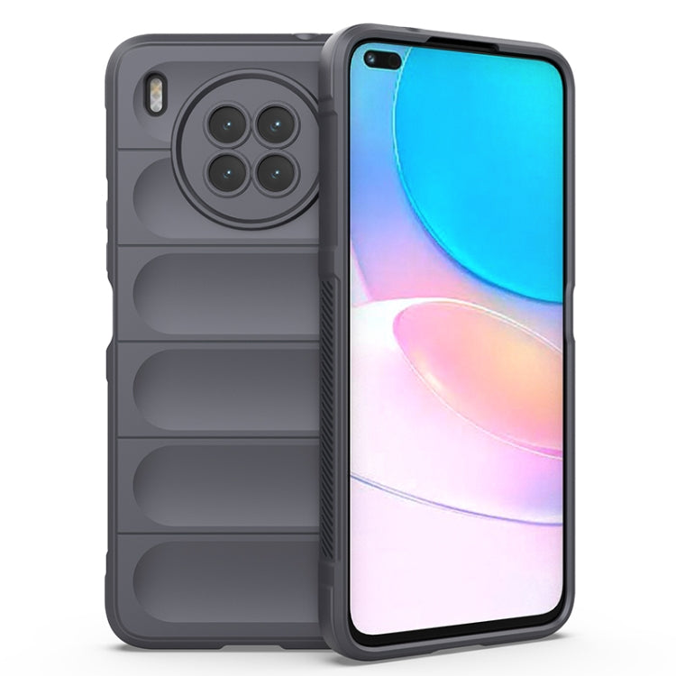 For Huawei Nova 8i Magic Shield TPU + Flannel Phone Case(Dark Grey) - Huawei Cases by buy2fix | Online Shopping UK | buy2fix