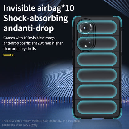 For Huawei Nova 9 Pro/Honor 50 Pro Magic Shield TPU + Flannel Phone Case(Dark Green) - Huawei Cases by buy2fix | Online Shopping UK | buy2fix