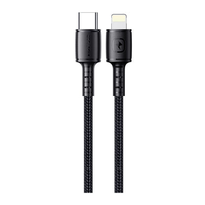 awei CL-118L 20W Type-C / USB-C to 8 Pin Fast Charging Data Cable, Length: 1m(Black) - Normal Style Cable by awei | Online Shopping UK | buy2fix