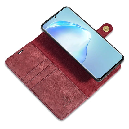 For Galaxy S20 Ultra DG.MING Crazy Horse Texture Flip Detachable Magnetic Leather Case with Holder & Card Slots & Wallet(Red) - Galaxy Phone Cases by DG.MING | Online Shopping UK | buy2fix