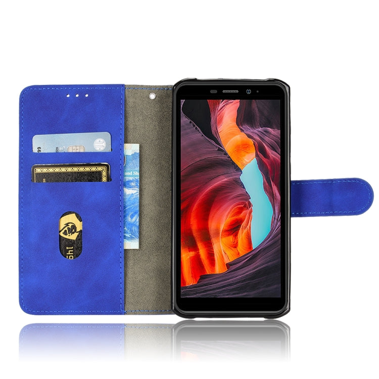 For Ulefone Armor X10 Skin Feel Magnetic Flip Leather Phone Case(Blue) - Ulefone Cases by buy2fix | Online Shopping UK | buy2fix