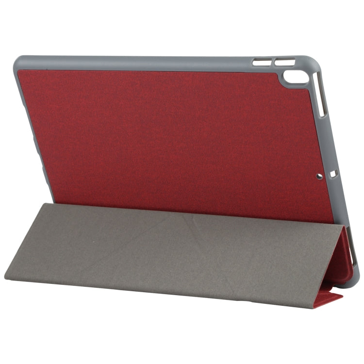 Mutural King Kong Series Deformation Holder Leather Tablet Case For iPad Pro 10.5 2019 / 2017(Red) - iPad Pro 10.5 inch Cases by Mutural | Online Shopping UK | buy2fix