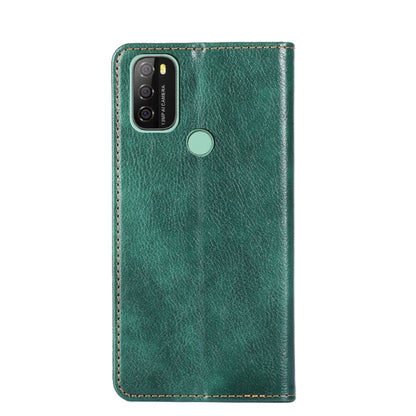 For Blackview A70 Gloss Oil Solid Color Magnetic Leather Phone Case(Green) - More Brand by buy2fix | Online Shopping UK | buy2fix