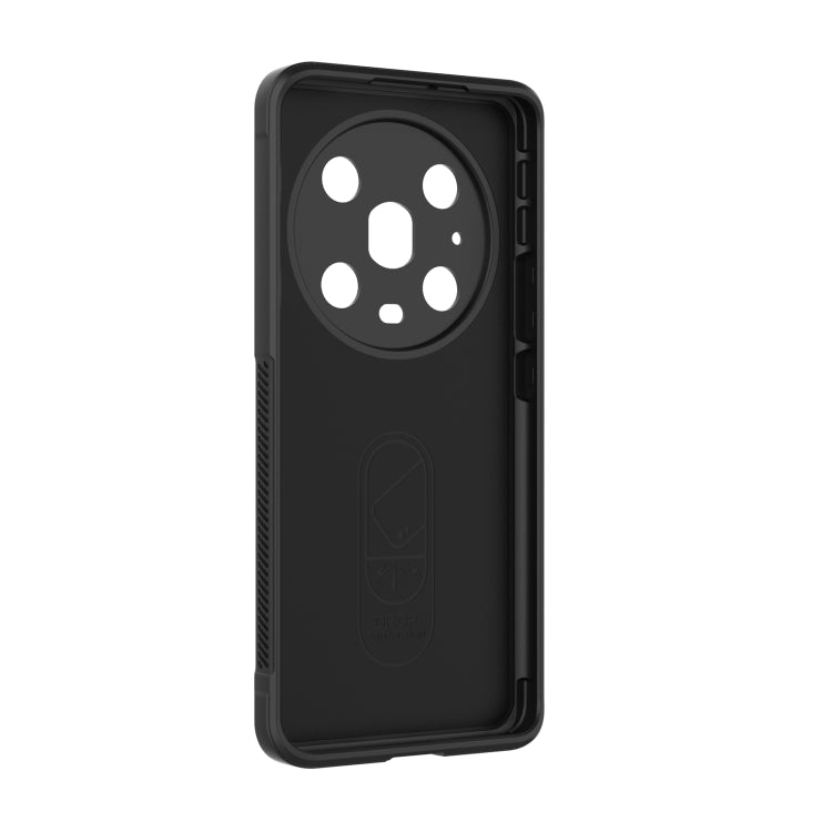 For Honor Magic4 Pro Magic Shield TPU + Flannel Phone Case(Dark Blue) - Honor Cases by buy2fix | Online Shopping UK | buy2fix