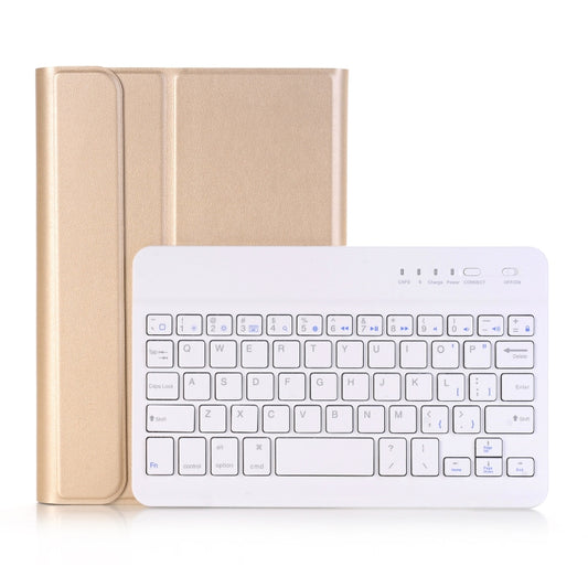 A290 For Galaxy Tab A 8.0 T290 / T295 (2019) Detachable Bluetooth Keyboard Leather Tablet Case with Stand Function(Gold) - Samsung Keyboard by buy2fix | Online Shopping UK | buy2fix