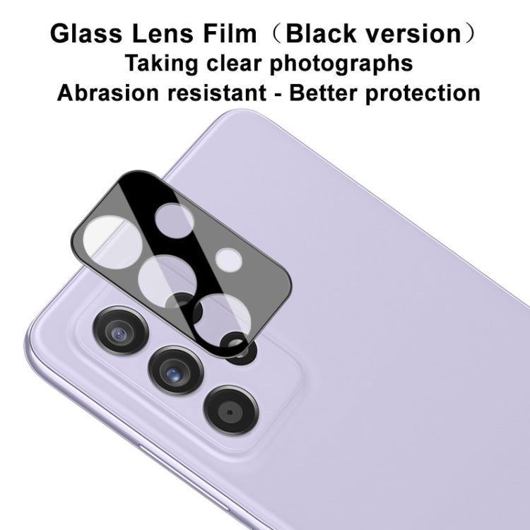 For Samsung Galaxy A52s 5G/A52 4G/5G/A72 4G/5G IMAK Rear Camera Lens Glass Film Black Version - For Samsung by imak | Online Shopping UK | buy2fix