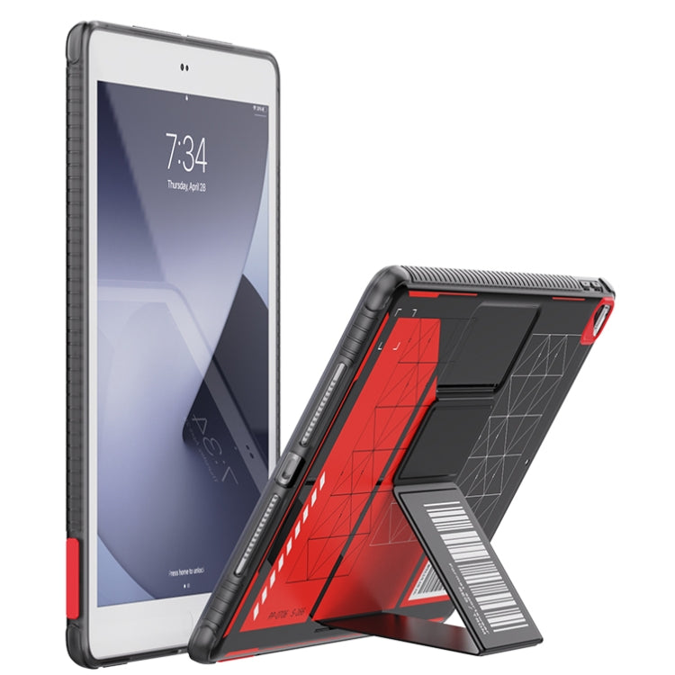 Mutural XingTu Series Tablet Case with Holder For iPad 10.2 2021 / 2020 / Pro 10.5 inch(Red) - iPad 10.2 Cases by Mutural | Online Shopping UK | buy2fix